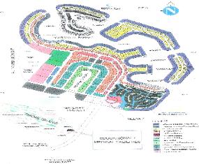 A map of the Amwaj Island Bahrain